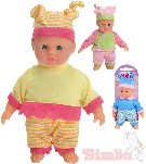 SIMBA Panenka miminko Laura 15cm měkké tělíčko 4 druhy