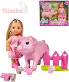 SIMBA Panenka Evika 12cm set s prastkem a seltky Evi Love