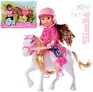 SIMBA Evička panenka set s poníkem 3 druhy
