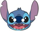 KARNEVAL Maska na obliej Stitch a Angel set 6ks *KARNEVALOV DOPLNK*