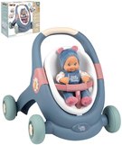 SMOBY Little baby chodtko / korek / sedtko pro miminko set s panenkou 3v1
