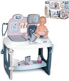 SMOBY Baby Care Centrum pediatrick dtsk set s panenkou na baterie Svtlo Zvuk