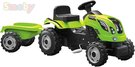 SMOBY Traktor dtsk lapac Farmer XL zelen set s vozkem s klaksonem