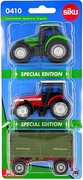SIKU Traktor zemdlsk set 2ks s pvsem model kov 0410