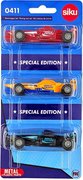 SIKU Auto zvodn formule set 3ks zvodnika model kov 0411