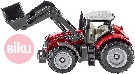 SIKU Model traktor Massey Ferguson s předním nakladačem 1:87 kov