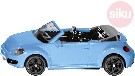 SIKU Auto modr brouk VW The Beetle Cabrio model kov 1505
