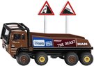 SIKU Auto MAN Truck Trial kovov model set s dopravnmi znakami 1:87 1686