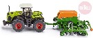 SIKU Set Traktor zelen Claas Xerion + sec pvs 1:87 model kov 1826