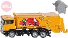 SIKU Auto popeli Scania set s kontejnerem Faun model 1:87 kov