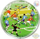 SMĚR Hra Fotbal 9cm kuličkový hlavolam bludiště plast