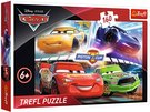 TREFL PUZZLE Vhra v zvod Cars 3 (Auta) 41x28cm skldaka 160 dlk