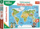 TREFL PUZZLE Treflci poznvaj Zvata svta 60x40cm skldaka 48 dlk