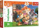 TREFL PUZZLE 44 Koek Ptelstv v zemi koek 27x20cm skldaka 30 dlk