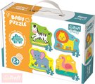 TREFL Baby puzzle Safari zvtka velk dlky 4v1 set 18 dlk pro miminko