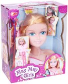 Hlava esac May May Girls 22cm set s kadenickmi doplky v krabici