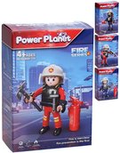 Stavebnice figurka hasi s doplky plast 4 druhy v krabici
