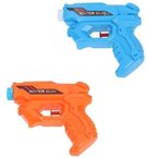 Pistole dětská vodní stříkací 13cm na vodu 2 barvy plast